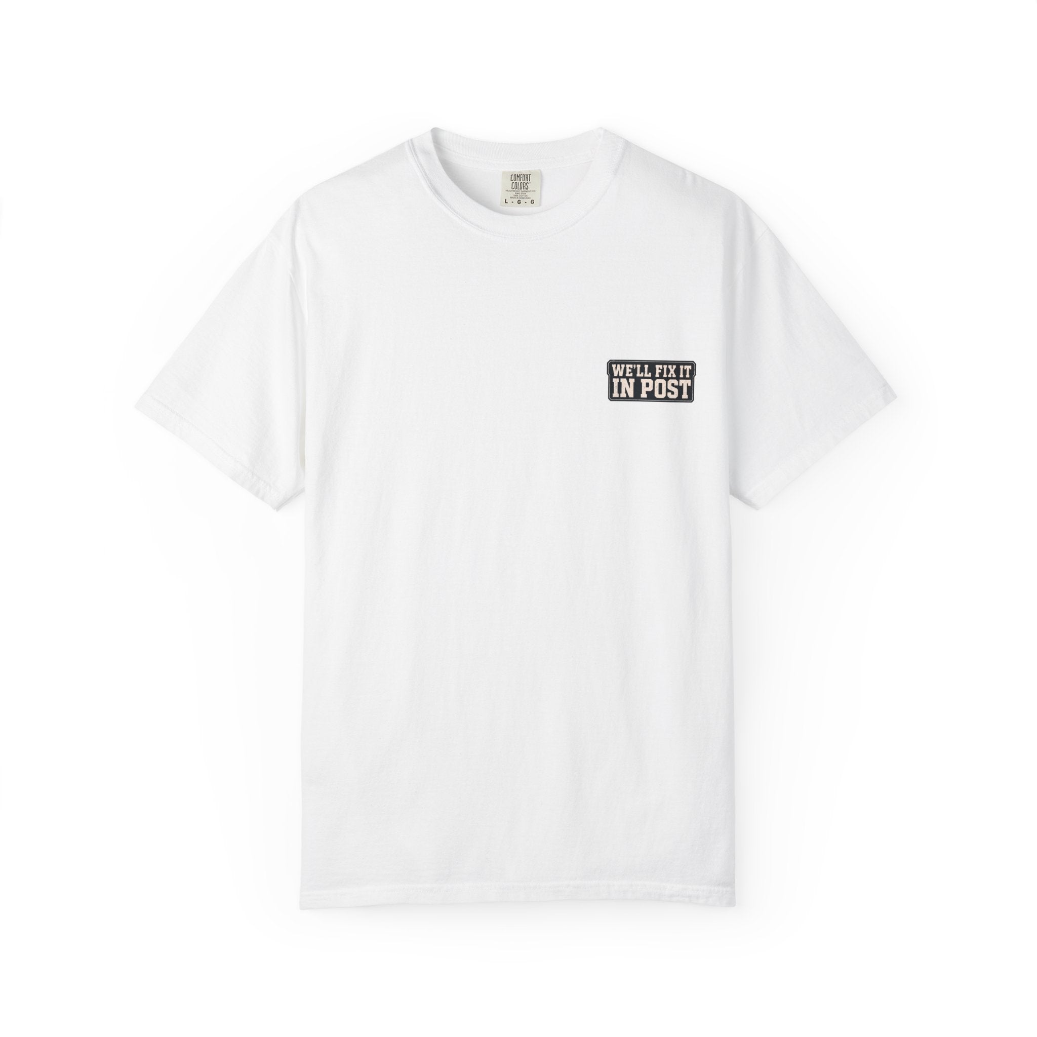 We'll Fix It In Post T-Shirt — Film Crew Vintage Camera Tee