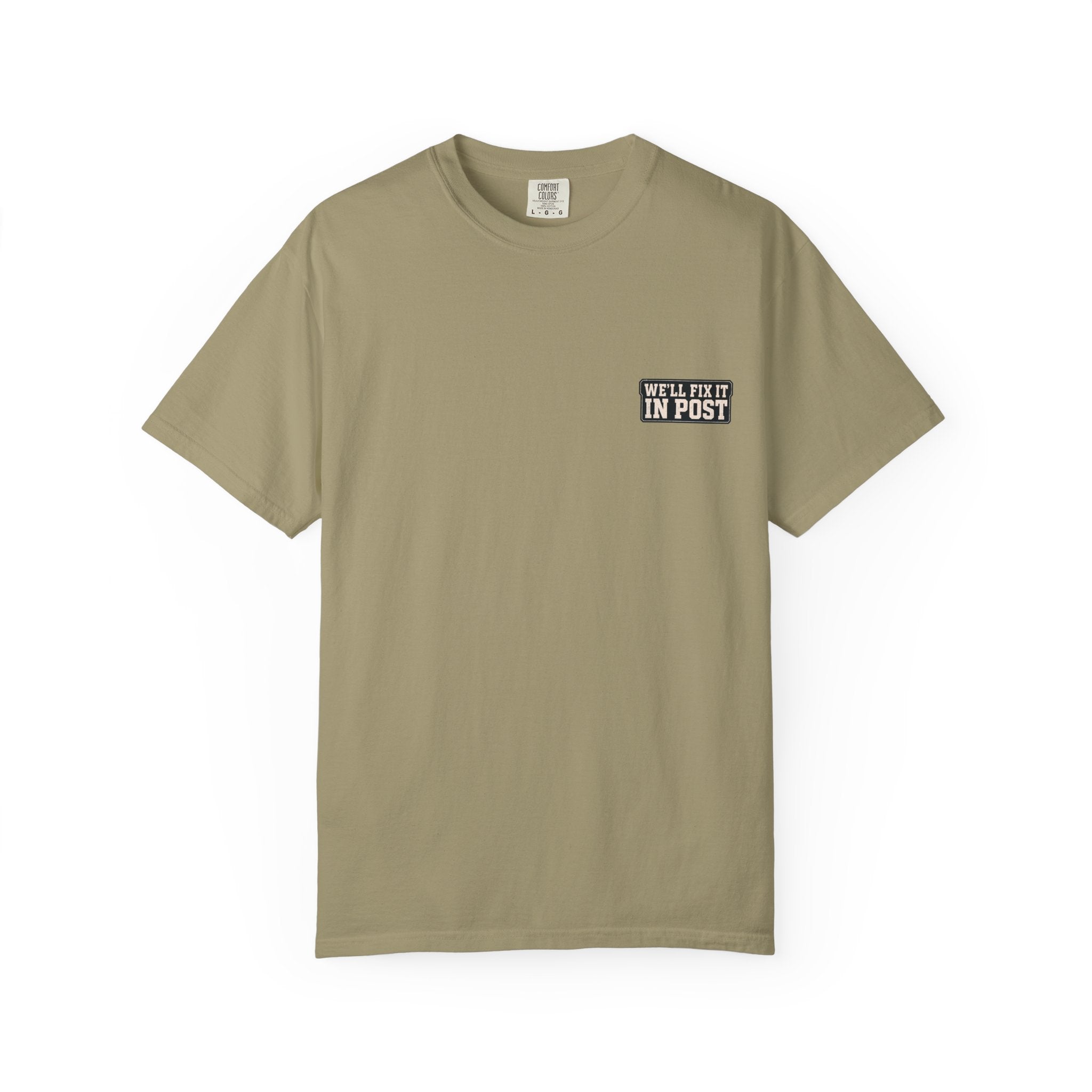 We'll Fix It In Post T-Shirt — Film Crew Vintage Camera Tee