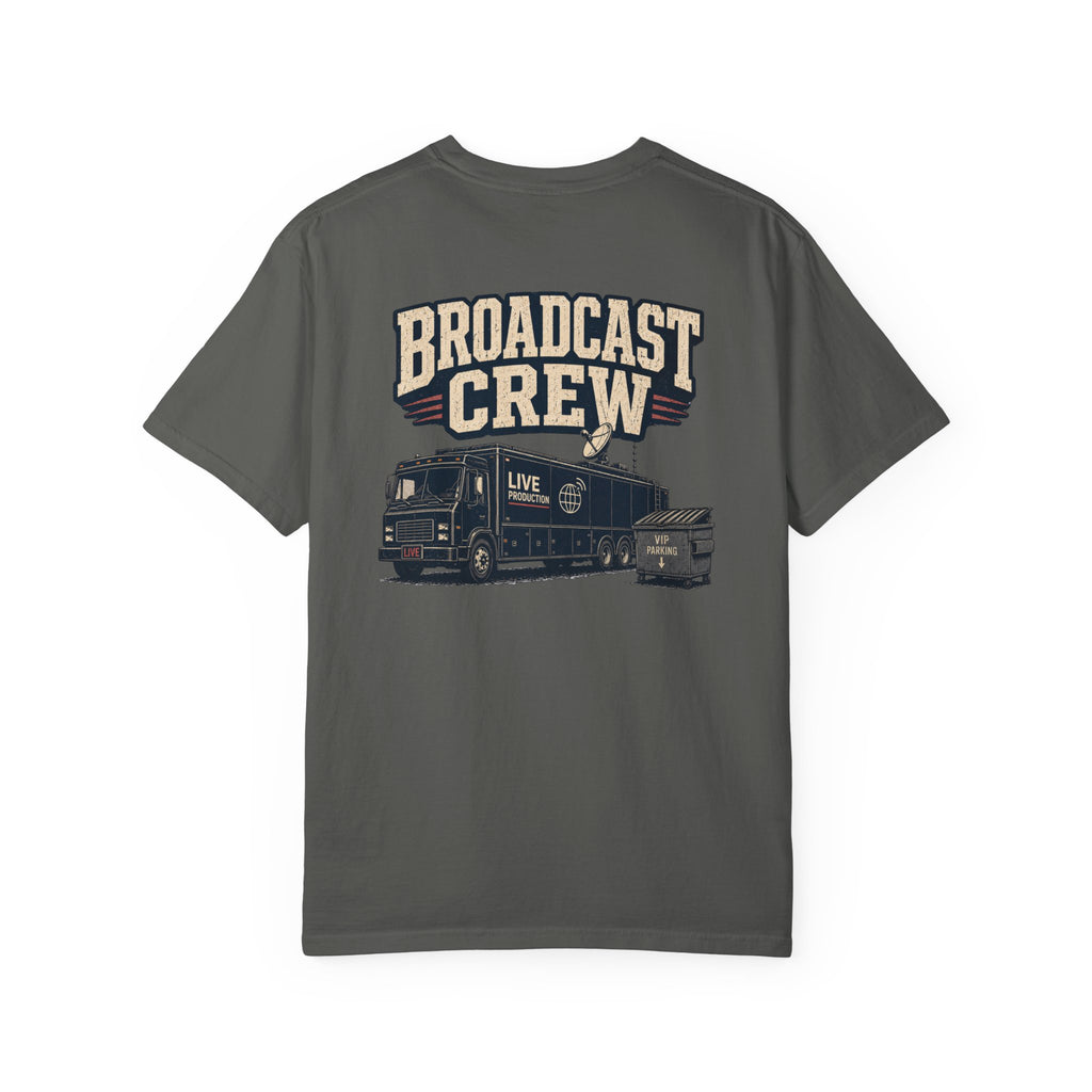 Broadcast Crew T-Shirt — Live Production TV Truck Graphic Tee