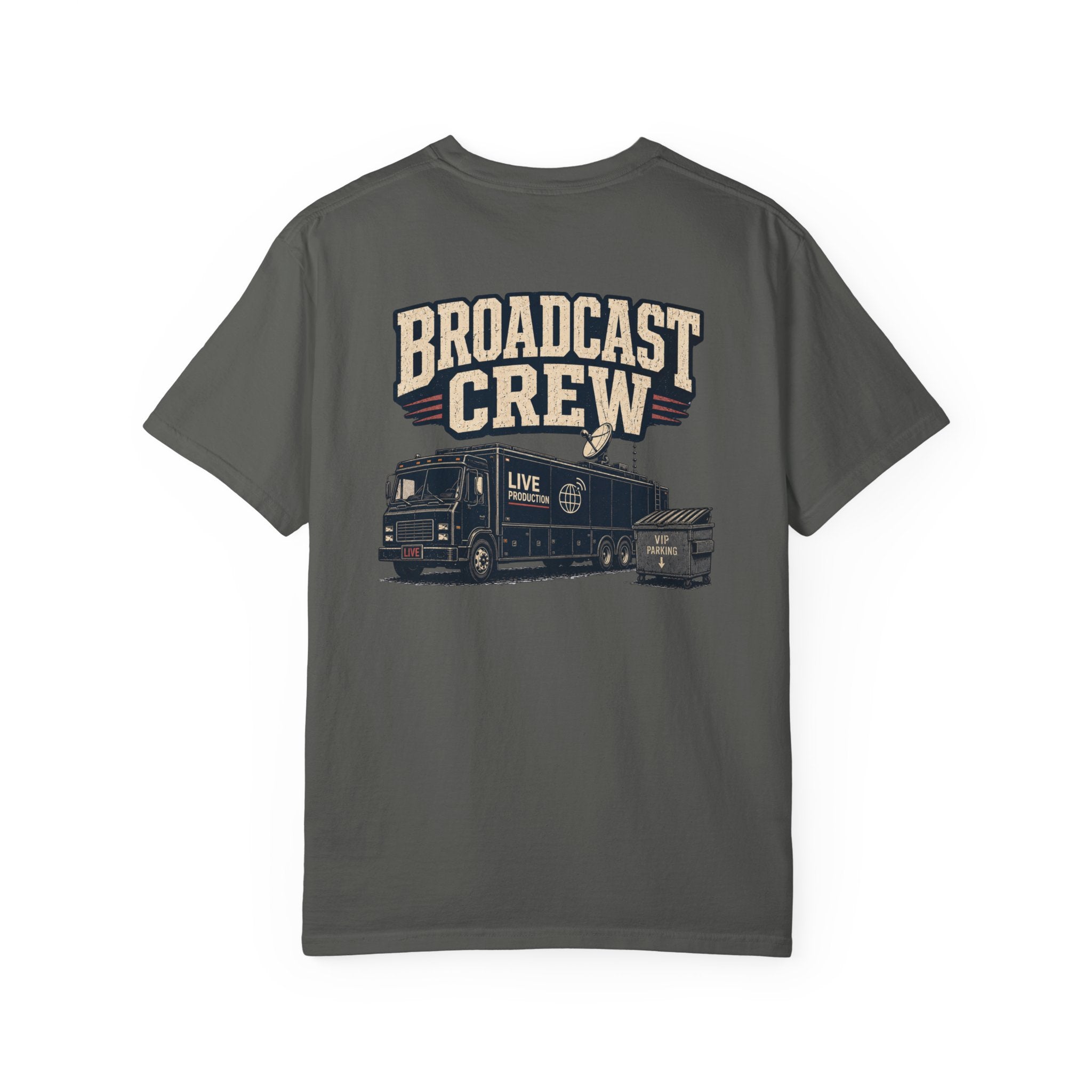 Broadcast Crew T-Shirt — Live Production TV Truck Graphic Tee