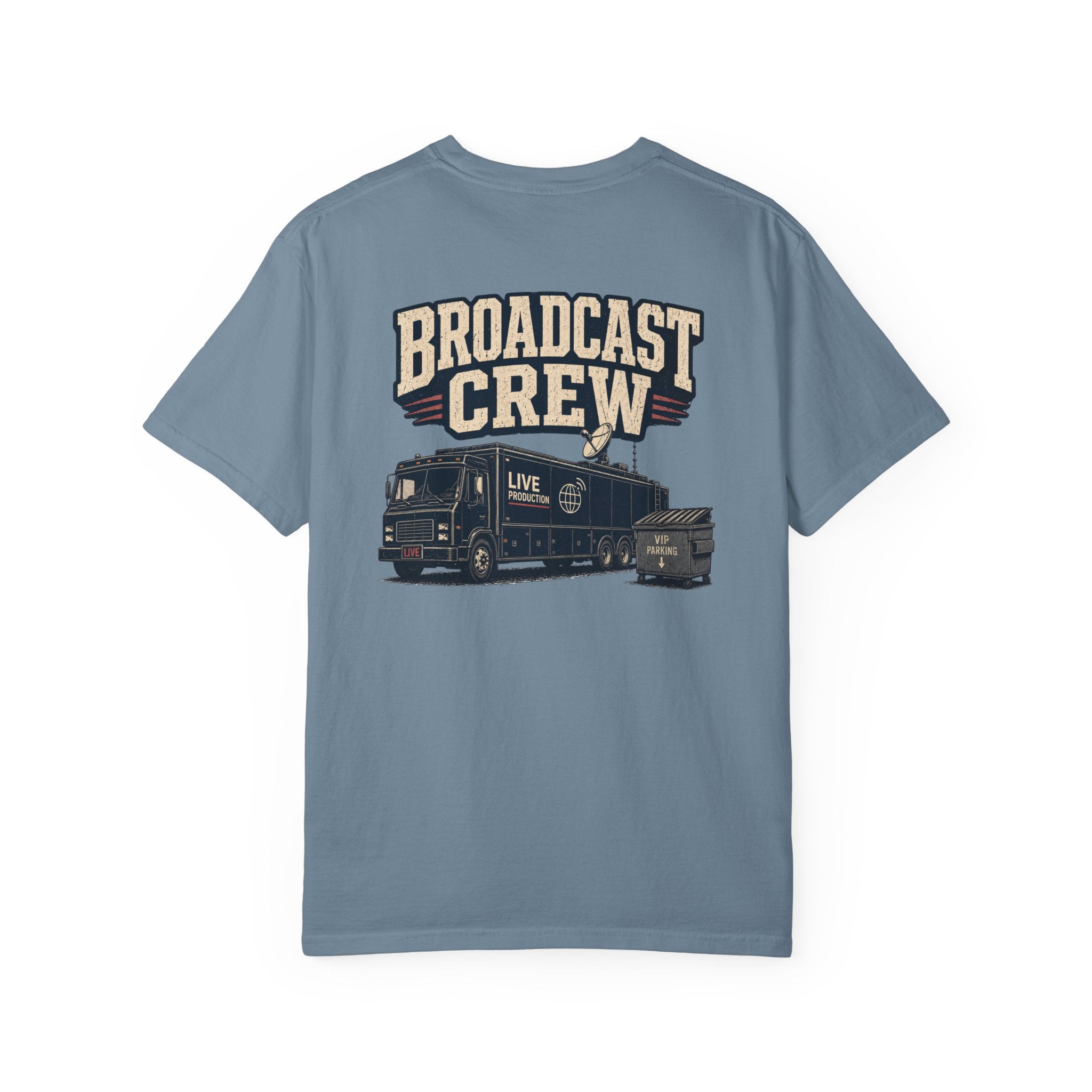 Broadcast Crew T-Shirt — Live Production TV Truck Graphic Tee