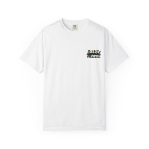 Night Shift Survivor T-Shirt — Retro Healthcare & Nurse Gift