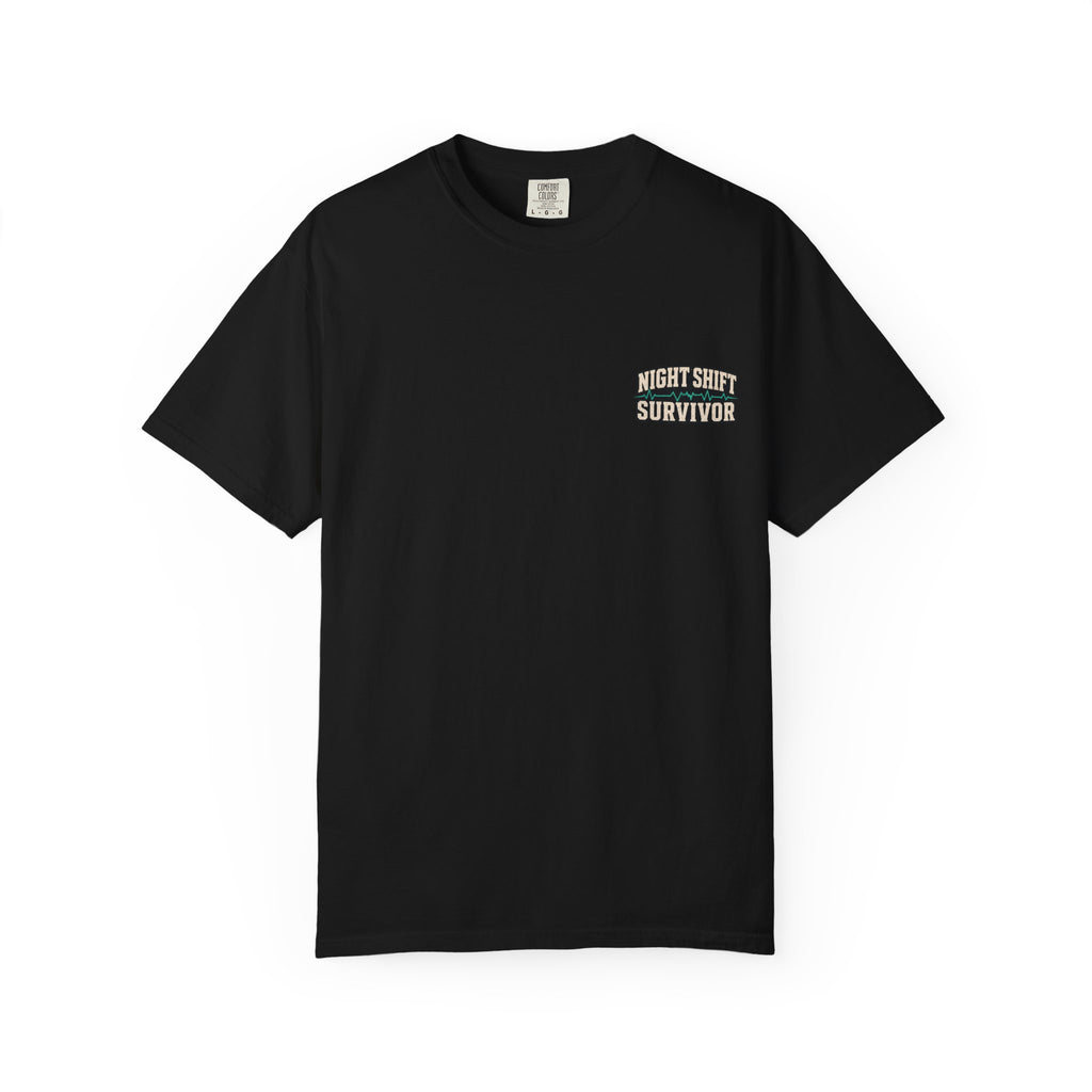 Night Shift Survivor T-Shirt — Retro Healthcare & Nurse Gift