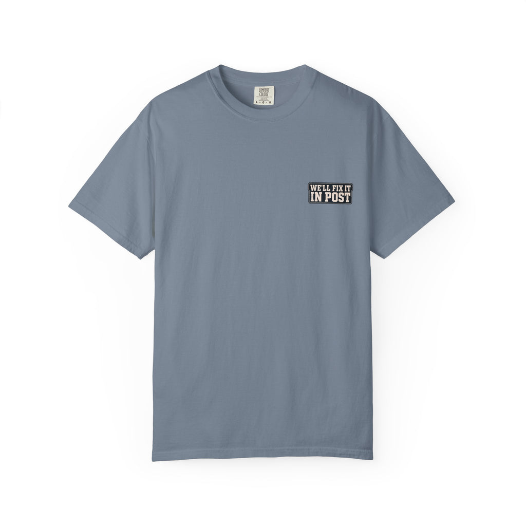 We'll Fix It In Post T-Shirt — Film Crew Vintage Camera Tee