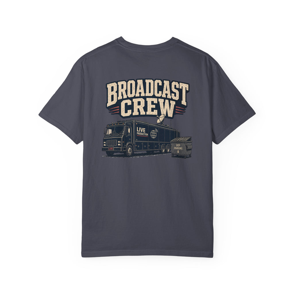 Broadcast Crew T-Shirt — Live Production TV Truck Graphic Tee
