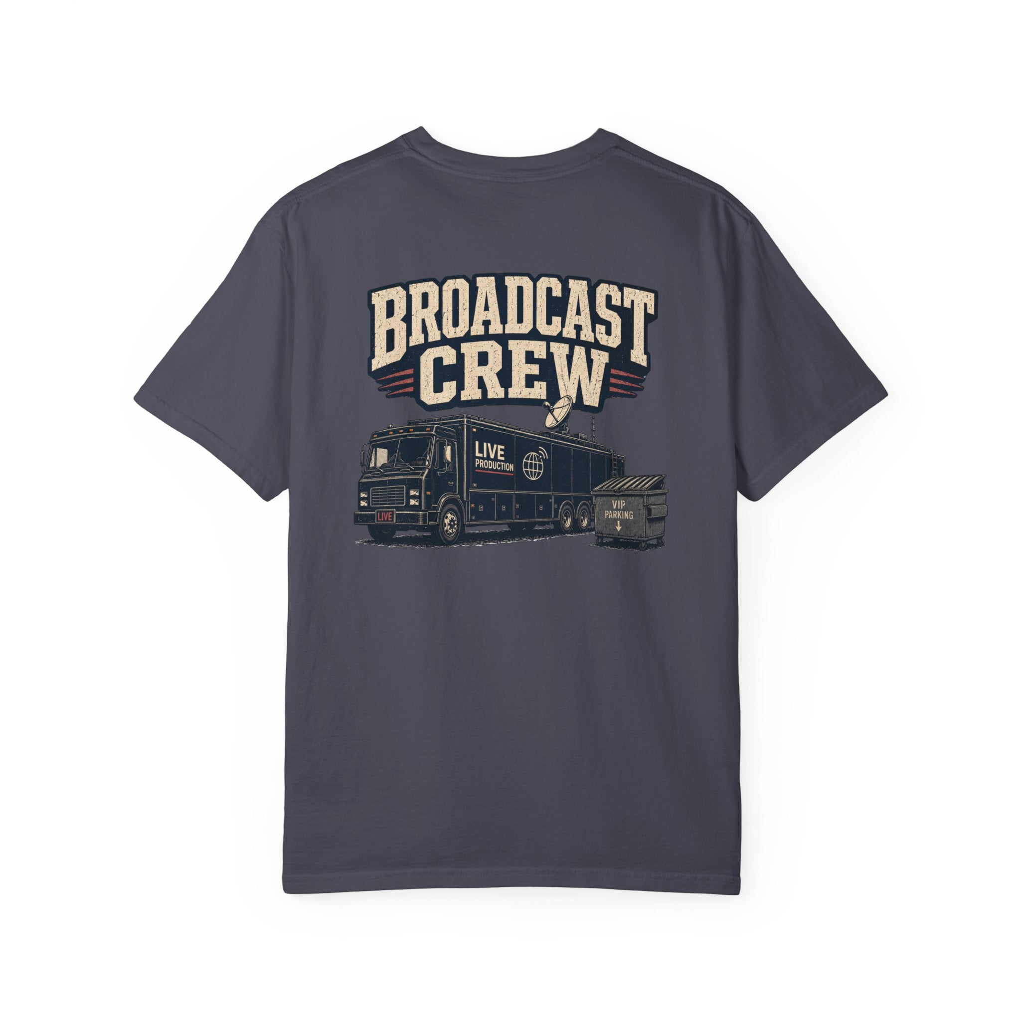 Broadcast Crew T-Shirt — Live Production TV Truck Graphic Tee