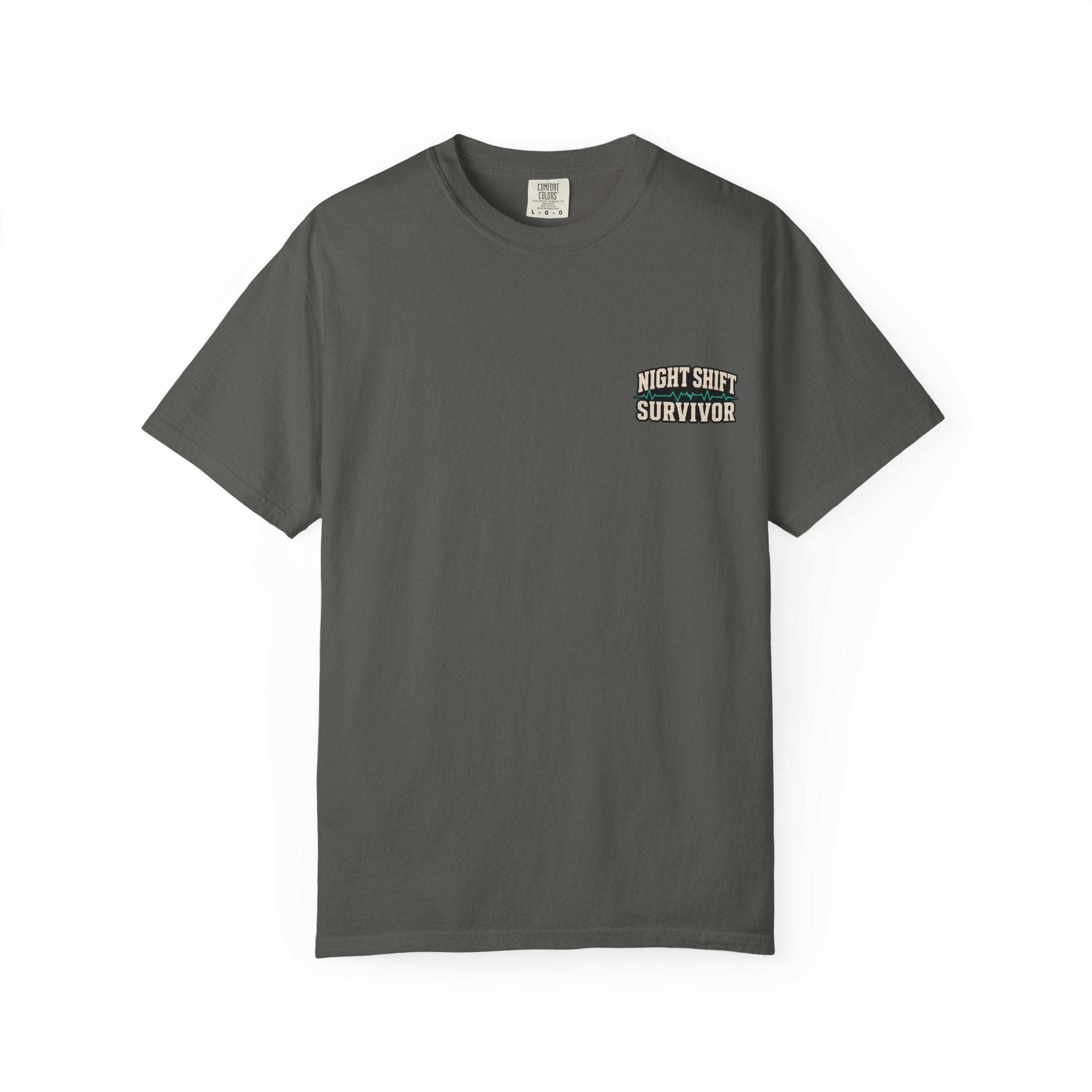 Night Shift Survivor T-Shirt — Retro Healthcare & Nurse Gift