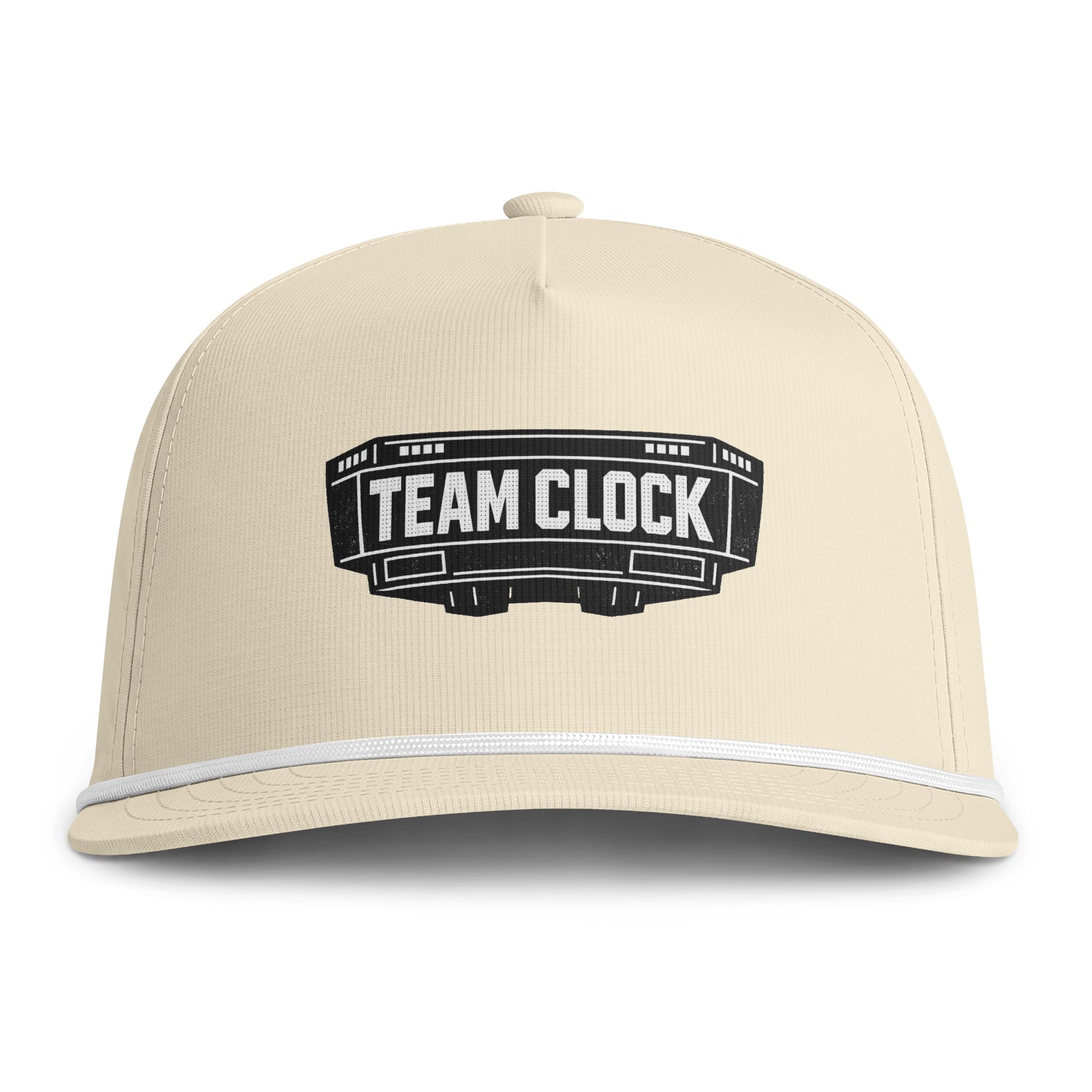 Team Clock Sunwashed Rope Cap — Vintage Logo Snapback Hat