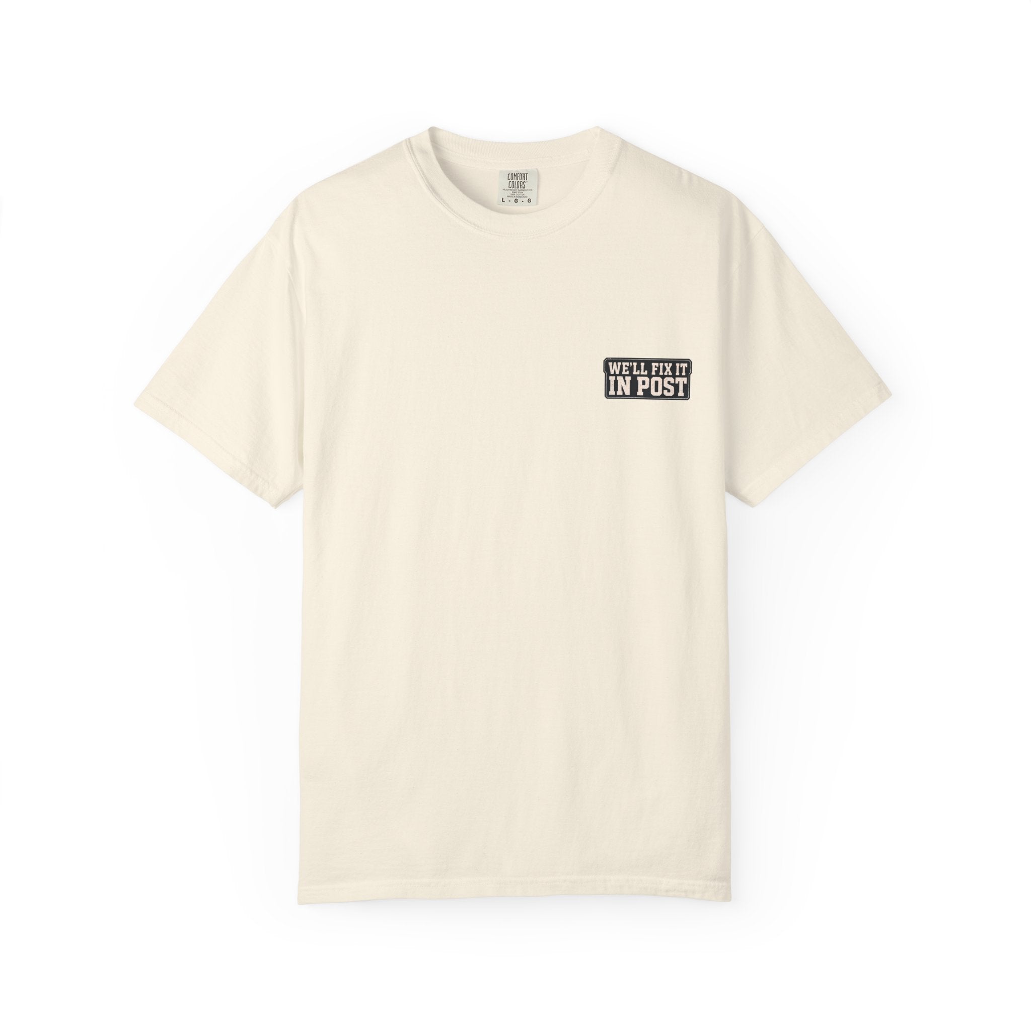 We'll Fix It In Post T-Shirt — Film Crew Vintage Camera Tee