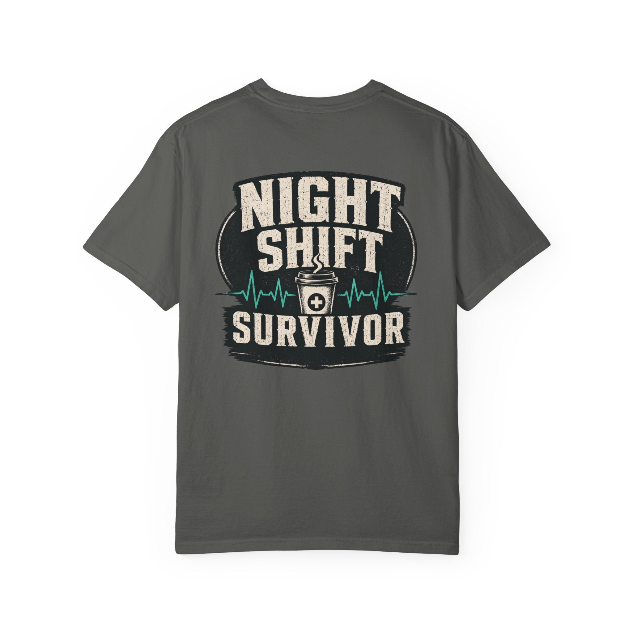 Night Shift Survivor T-Shirt — Retro Healthcare & Nurse Gift