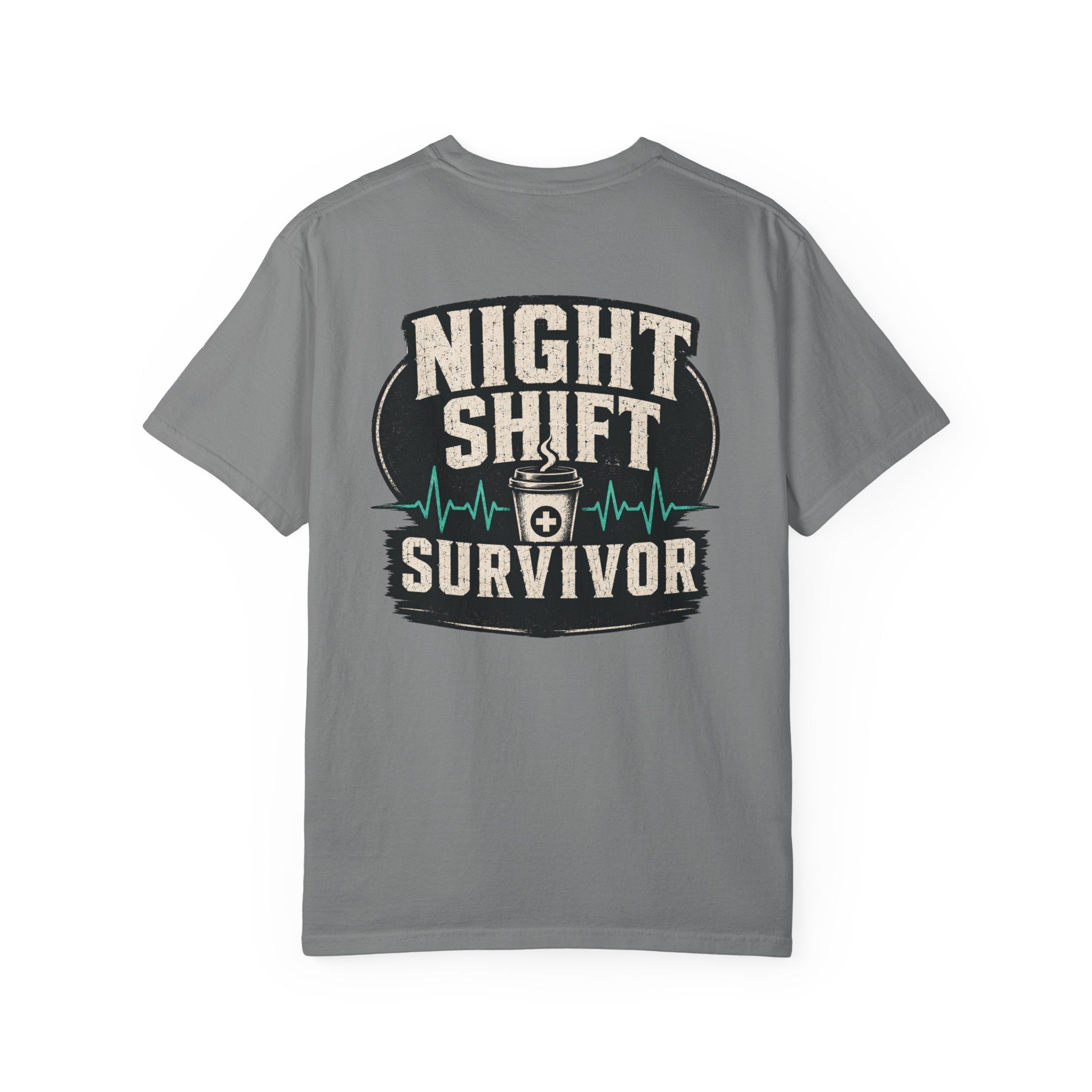Night Shift Survivor T-Shirt — Retro Healthcare & Nurse Gift
