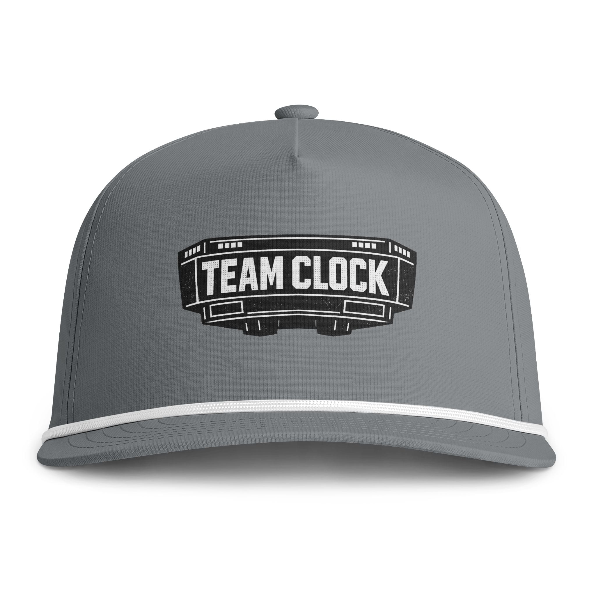 Team Clock Sunwashed Rope Cap — Vintage Logo Snapback Hat