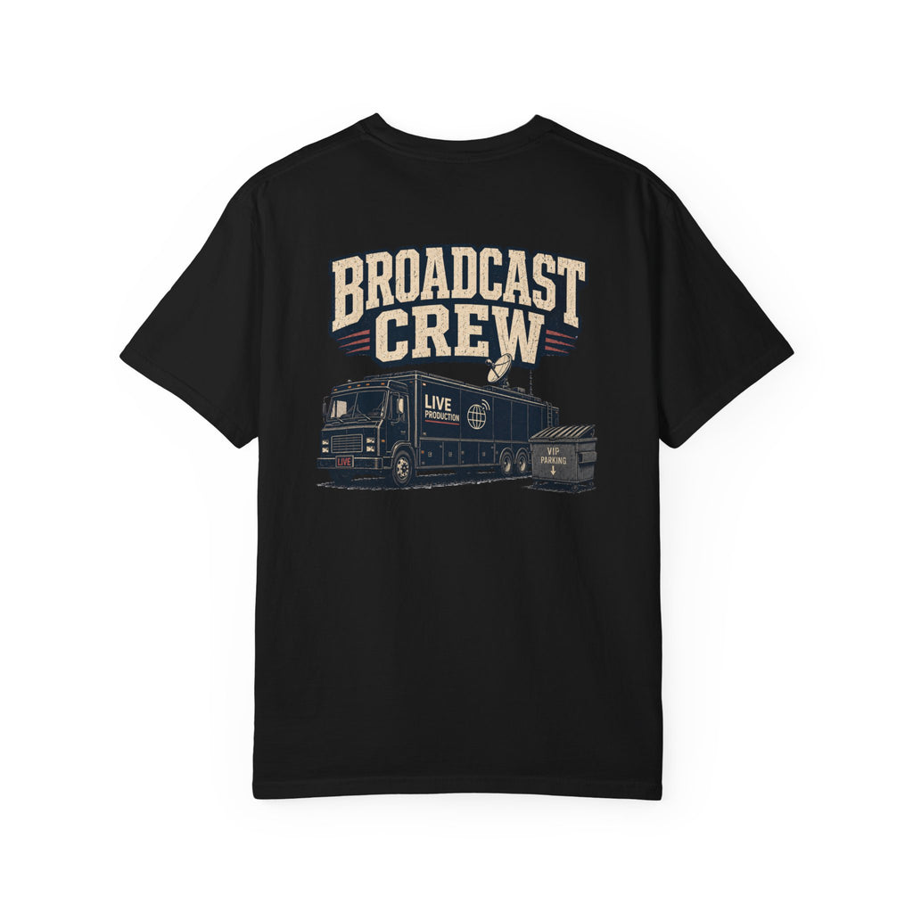 Broadcast Crew T-Shirt — Live Production TV Truck Graphic Tee