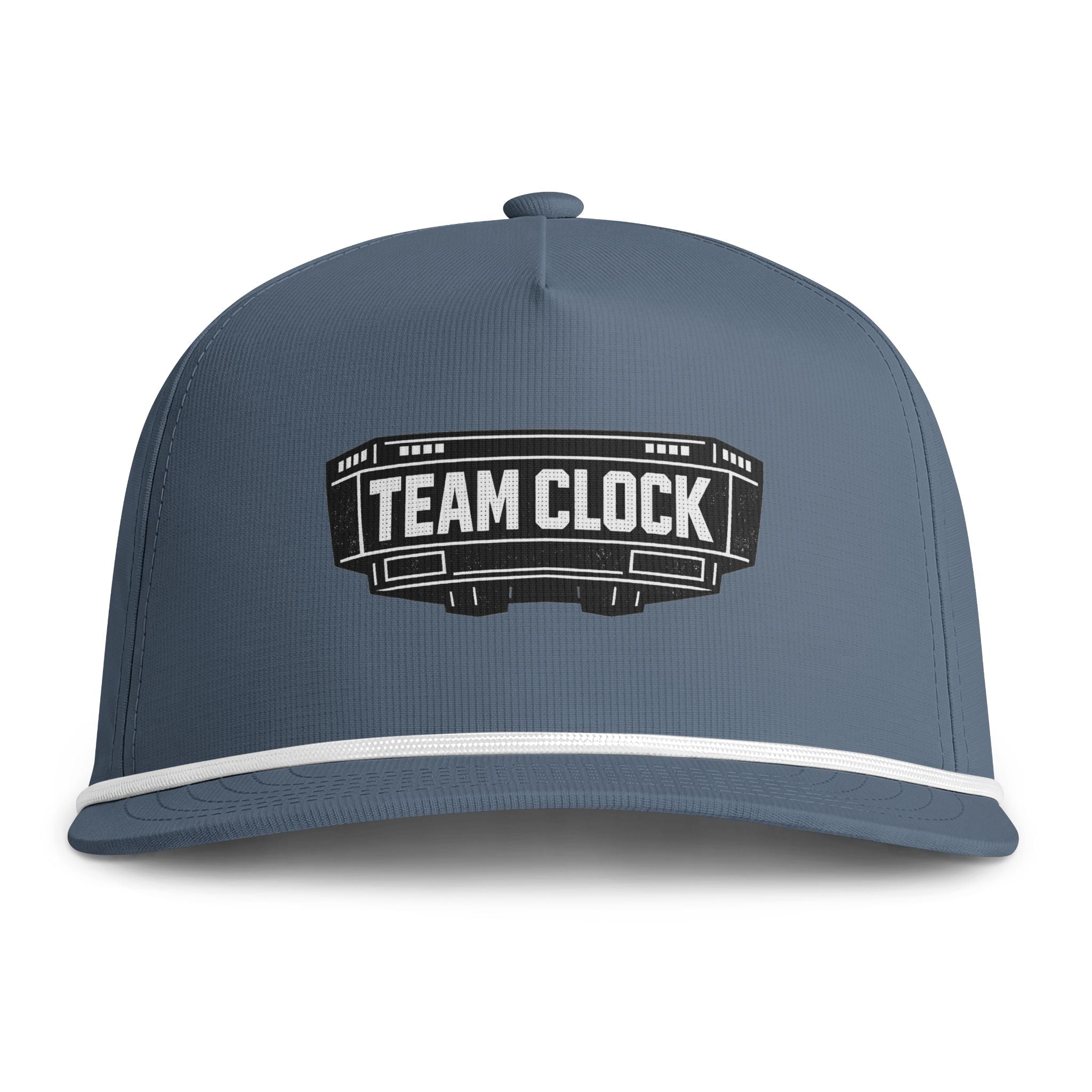 Team Clock Sunwashed Rope Cap — Vintage Logo Snapback Hat