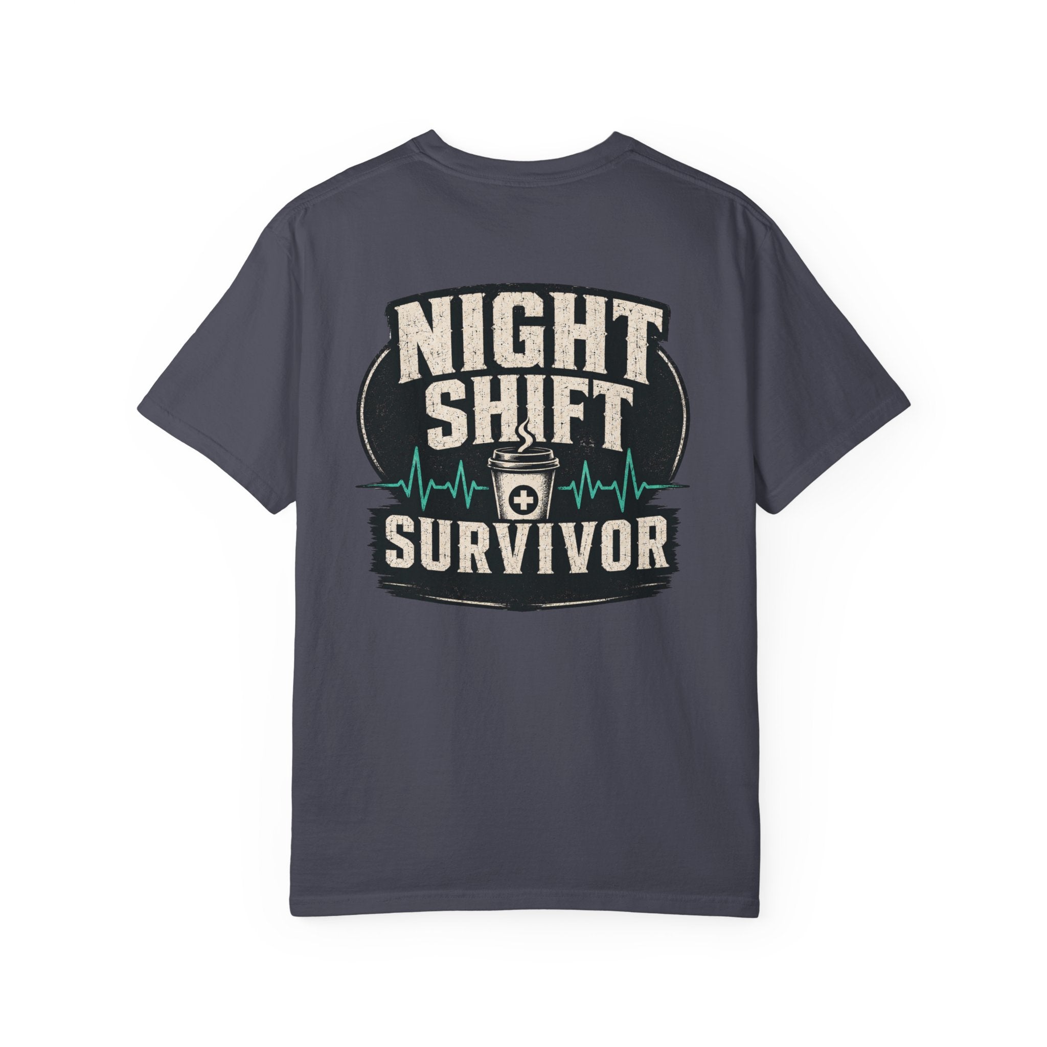 Night Shift Survivor T-Shirt — Retro Healthcare & Nurse Gift