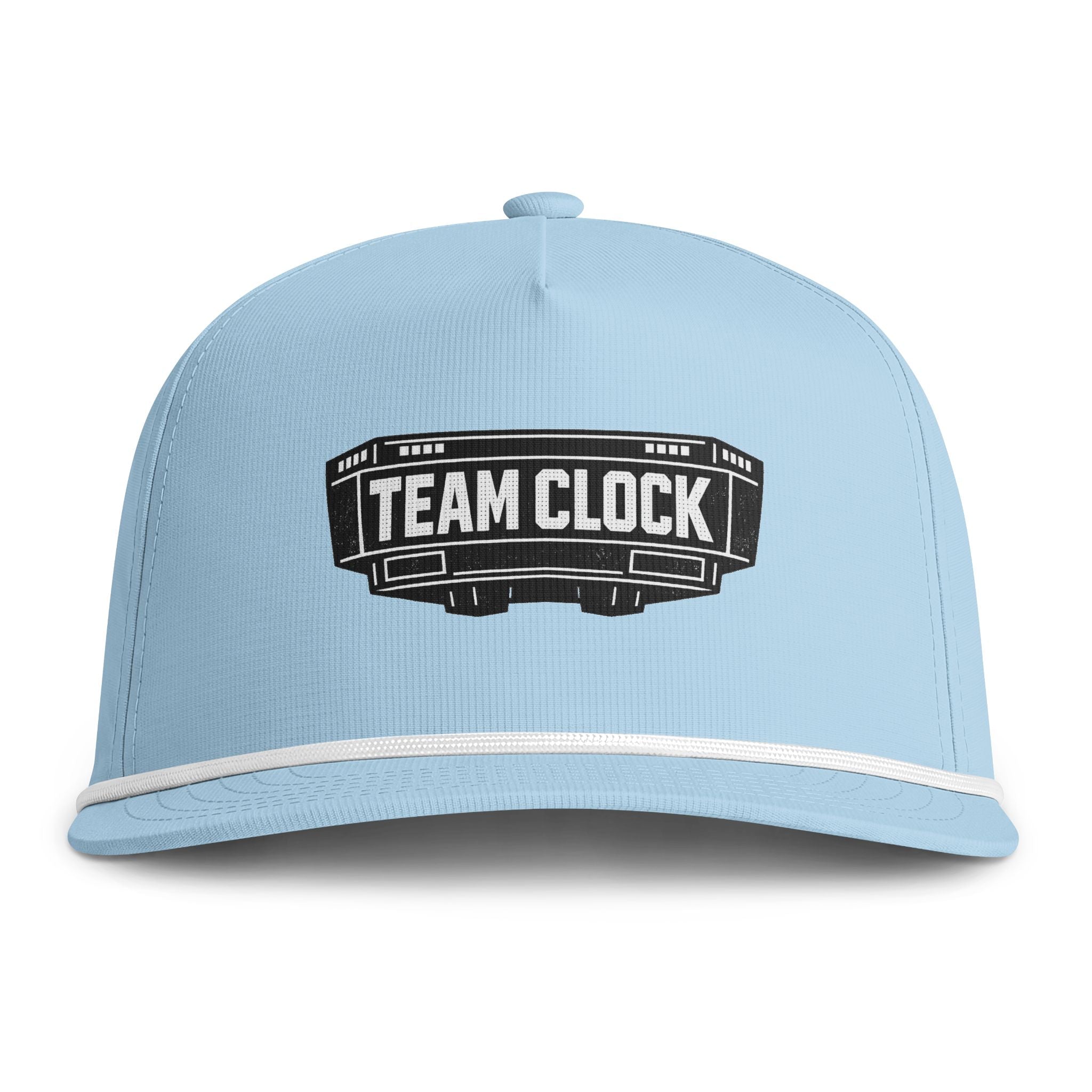 Team Clock Sunwashed Rope Cap — Vintage Logo Snapback Hat
