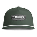 Team Clock Sunwashed Rope Cap — Vintage Logo Snapback Hat