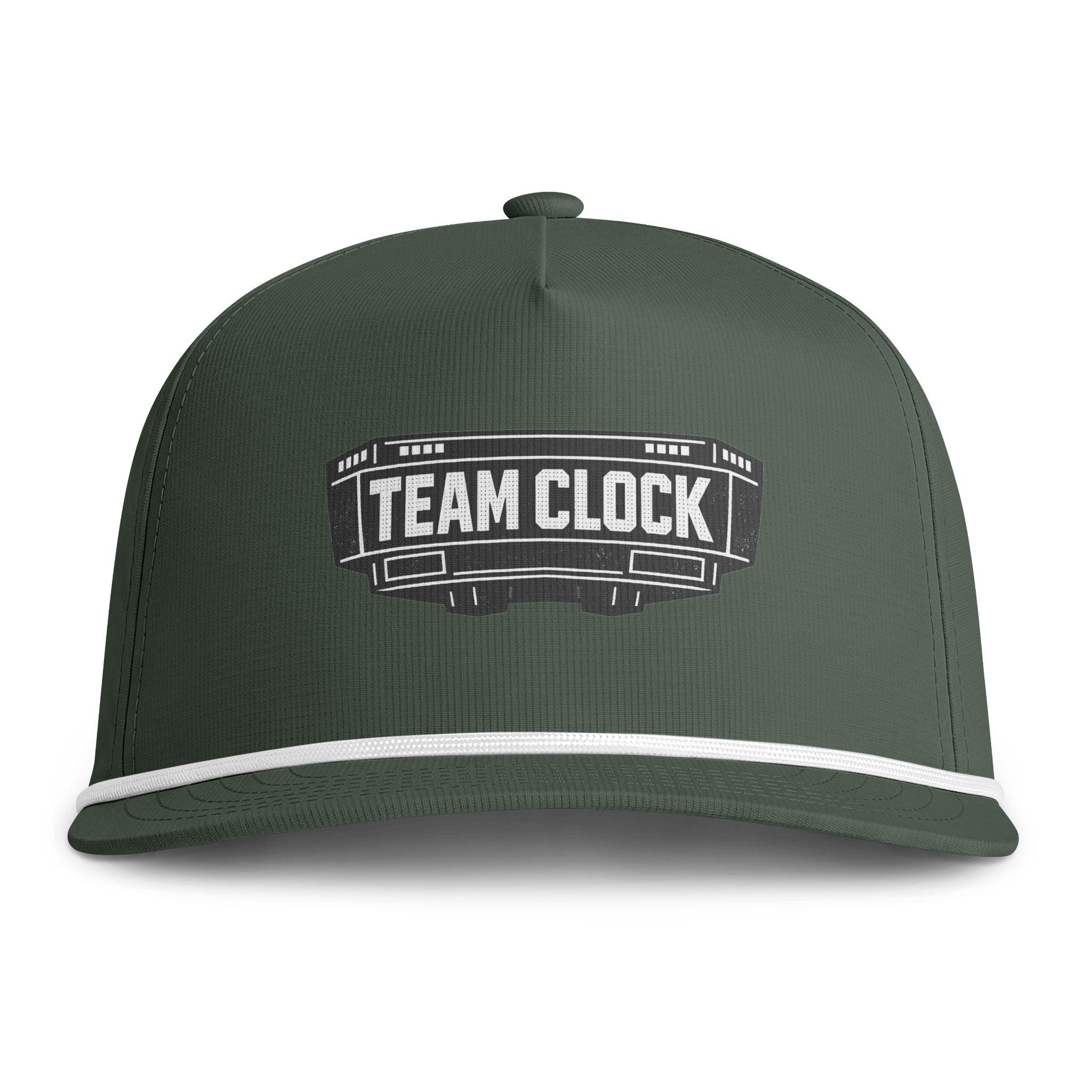 Team Clock Sunwashed Rope Cap — Vintage Logo Snapback Hat